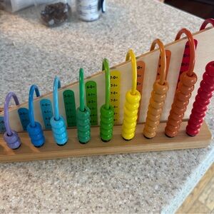 Melissa & Doug Rainbow Counting Bead Set